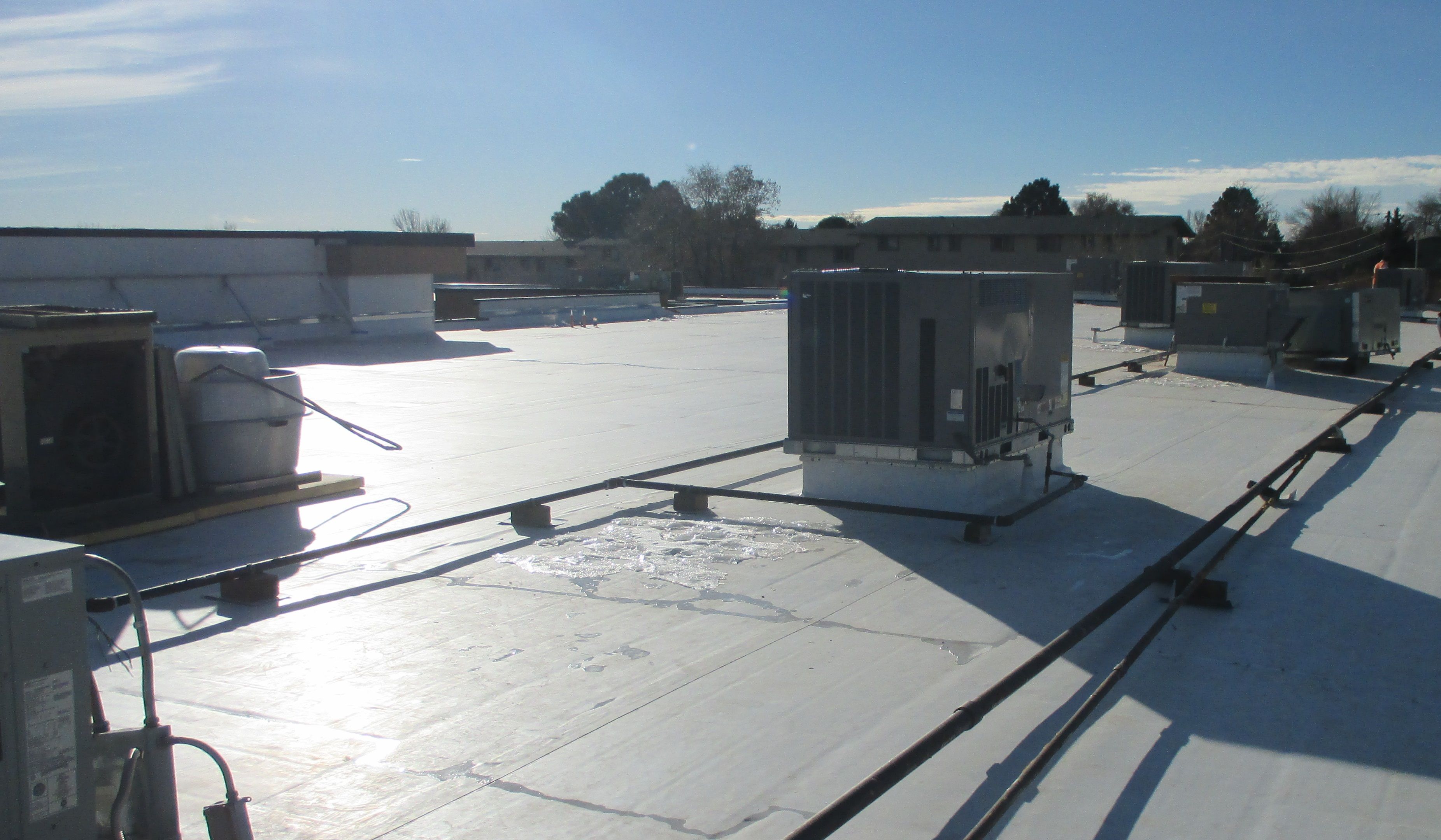 Commercial building roof